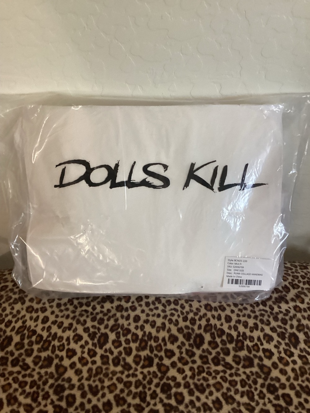 NWT Dolls Kill Punk Chic Handbag